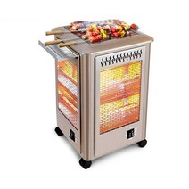 오방난로 업소용 가정용 히터 거실온풍기, 레드 상판 4면 2튜브 BBQ 타입