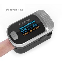 산소포화도측정기 고압 치료기 줄자 pulseoximeter JianyoCare-손가락 맥박 Oled 산소 농도계 휴대, 한개옵션1, 07 oxi-012 black