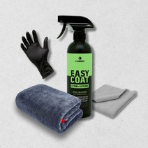 디크로닉 이지코트 500ml 물왁스 발수 습식 코팅 차광택 광택제 퀵디테일러 관리제 장갑, 옵션02 이지코트 500ml 드라잉 세트
