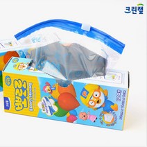 뽀로로 슬라이딩 위생 지퍼 비닐 팩 백 대형, 기본, 대(L)