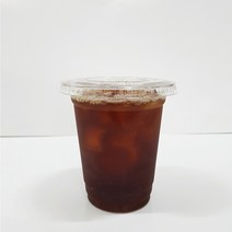 커피바바 92파이 페트 12온스 아이스컵 + 평뚜껑 세트, 2세트, 100개입, 340ml