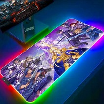 소드 아트 온라인 데스크 프로텍터 마우스 패드 Rgb 게임 대형 게이머, [01] 250x350x3mm, 16 FC02270_01 250x350x3mm