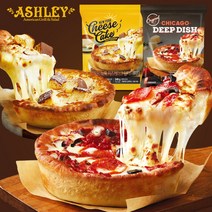 애슐리 뉴욕 치즈케이크 딥디쉬 피자 3판, 349g, 3개