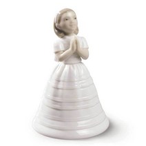 Nao by Lladro 야드로 나오 첫번째 성찬식 소녀 도자기 피겨린 First Communion Bell