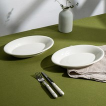 시라쿠스 뉴욕 백지 타원볼 26cm 2개세트, 2개