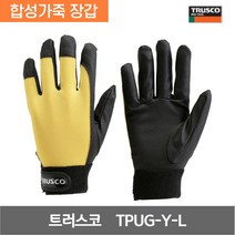 후지 글러브 PU라이너 알파 합성가죽 장갑 0786 옐로 L 1켤레, 1개