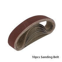 사각 전기 샌더 샌딩기 원형 무선 샌더기 대패 350w 벨트 기계 미니 벨트 연마 벨트 그라인더 useu 플러그 벨트 diy 연마 연삭 기계, 협력사, 10pcs 샌딩 벨트