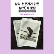 심리전문가제작 커플문답 커플백문백답, 참여, 성격문답2권(19금)