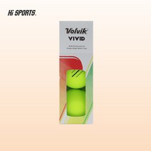 23 볼빅 뉴비비드 3구 무광 칼라 골프공 기념품, 그린, 1개