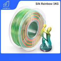 노트북 외장 그래픽카드 외장형 3D 펜 필라멘트 PLA 3D 프린터 pla 실크 pla plus petg 3d 인쇄 fdm3d 용 3d pla 1kg 1.75mm, 실크 레인보우 01 1kg, 협력사