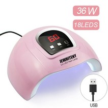 UV램프 젤네일램프 젤램프 전문가용젤네일램프 72W SUN5 Pro UV 램프 LED 네일 드라이어 젤 광택 태양 빛, 04 36W UV LED LAMP
