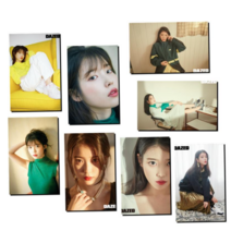 아이유포카 포토카드 고화질 코팅 아이유 고퀄리티 포스트카드 고급 굿즈 여자아이돌 프리미엄, IU-HB09, 5인치 사진 8장 (코팅)