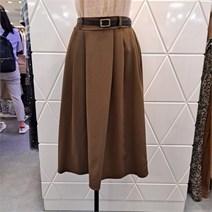 밸리걸 NC08 벨티드 플레어 스커트 389100