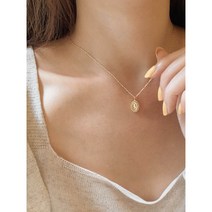 로스도스 rose necklace (silver 925) - 빈티지한 분위기의 팬던트 은목걸이