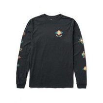반려용품 Roark 남성용 프리미엄 워시 긴소매 티셔츠 Ofrenda 블랙, Ofrenda Black, one option