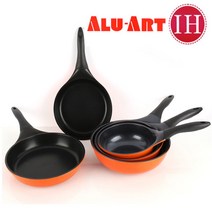 ALU-ART 국산알루아트 IH세라믹후라이팬 인덕션겸용 티타늄코팅 볶음팬 튀김팬, 1개, 알루아트 세라믹후라이팬(28cm)