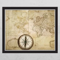 아트박스/꾸밈 ih320-보물을 찾아서_창문그림액자_뮤럴시트지, C타입-엘레강스골드