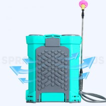 urkoteer 휴대용 고압분무기 20L 대용량 전동분무기 PWQ01, 3개스위치 베터리 16AH