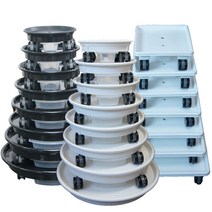 감동샵 당일발송 이동식 화분받침, 로라 원형 물받침대