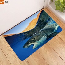 런닝머신매트 소음방지 홈짐 방음 매트 실내자전거 층간 Home Funny Shark Floor Mat 침실 복도 카펫 미끄, 15 Style O_06 200cm by 160cm