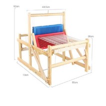 수편기 직조기 직물기 대형 수제 편직기 손베틀 편물기 diy, 대형 직조기 - 12색 볼