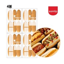 삼립 소프트 핫도그번 4봉 24개입 냉동 수제핫도그, 4개, 300g