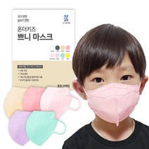 쁘니 컬러 마스크 에어핏 숨쉬기편한 4중 필터 국산 새부리형 25매, 컬러믹스, 80용필터사용 중형 (14-성인여성 권장)