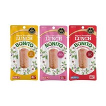 런치보니또 참치&치킨/오리지널참치/참치&가쓰오부시 20g 고양이 통살간식, 참치&치킨20g