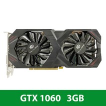 지포스 MLLSE 그래픽 카드 GTX 1060 3GB 5GB 6GB GDDR5 192Bit PCI Express 3.0x16 gtx 비디오 GPU 게임 6G, [01] GTX1060 3GB