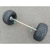 사발이 트레일러 앞타이어 뒤타이어 사륜 오토바이, 85cm샤프트+13X6.50-6타이어폭92CM