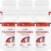 마이라이프 내추럴스 폴리코사놀 50mg 60정 6병