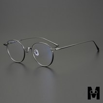 가볍게 눈길을 끄는 초경량 티타늄 레트로 안경테 NO.90