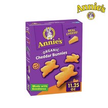 애니스 오가닉 체다 버니 크래커 토끼모양 쿠키 319g, Cheddar-11.25oz