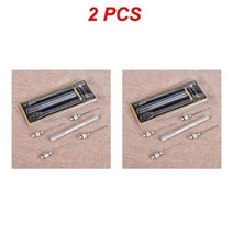 두께측정기 다이얼게이지 표시기 나사 1mm 바늘 직경 테스트 접촉점 40mm 길이 측정 및 계량 도구 1 10 개, 2.Style A 2pcs