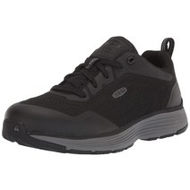 KEEN Utility Sparta II 여성용 알루미늄 토 정전기 방지 운동용 작업화 스틸 그레이블랙.227827