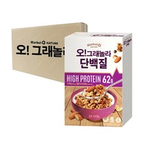 마켓오네이처 오 그래놀라 시리얼 단백질, 275g, 6개