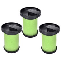 GTECH 멀티 MK2 진공 청소기 액세서리 필터 필터 요소 용 3 PC, 하나, 초록