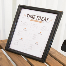 개폐식액자 직사각형액자 작은액자 소형액자 책상액자, 검정-A4