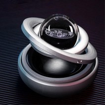 무한동력 태양열 회전 구슬 차량방향제 차량용디퓨저 자동차향수 피톤치드 bmw방향제, 레드, 클린코튼 10ml