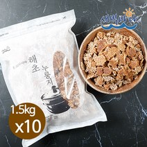 HACCP인증 식사대용 간편식 대용량 해초누룽지 1.5kg x 10봉 SENU15H10, 단품