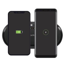 듀얼 코일 핸드폰 2대 동시충전 고속 무선충전기 무선충전패드 아이폰X/XS/XR/XS Max 추천
