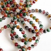 컬러풀 가든쿼츠 원석 천연석 비즈 팔찌만들기 DIY 재료 악세사리 부자재