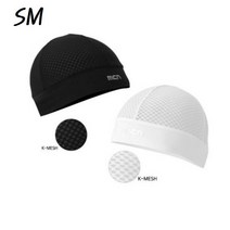 SM K매쉬 스컬캡 싸이클 자전거 모자 라이딩 쪽모자 화이트 블랙