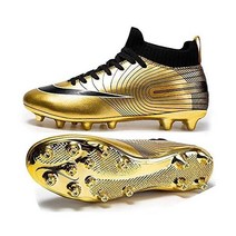 Niber 키즈 Mens Athletic Hightop 클리트 축구화 축구 팀 잔디 경량