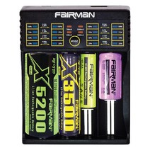 페어맨 유니버셜 스마트 4구 배터리충전기 FLIC-420, 1개