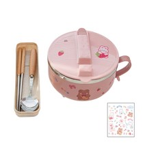 NICEFurniture Soup Bowls with Handle Soup Crocks Instant Noodle Bowl with Lid Oven Safe Stainless St, 6