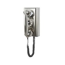 벽걸이 옛날전화기 클래식 빈티지 크롬 레트로, Chrome