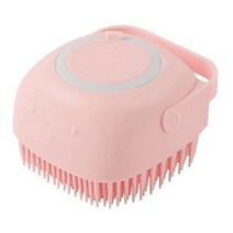 고양이털제거 고양이털청소기 강아지털청소기 애완 동물 강아지 목욕 마사지 브러시 빗 욕실 샤워 손질 샴, 02 Square Pink