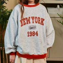 뉴욕맨투맨티 여아 남아 맨투맨 에이마켓 오렌지키즈