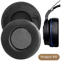 국내배송 레이저 트레셔 Razer Thresher 이어패드 이어 쿠션 커버 패드 가죽 헤드폰 헤드셋 교체 스펀지 교체용 호환 캡, 기본형 이어패드 1쌍(:2개)